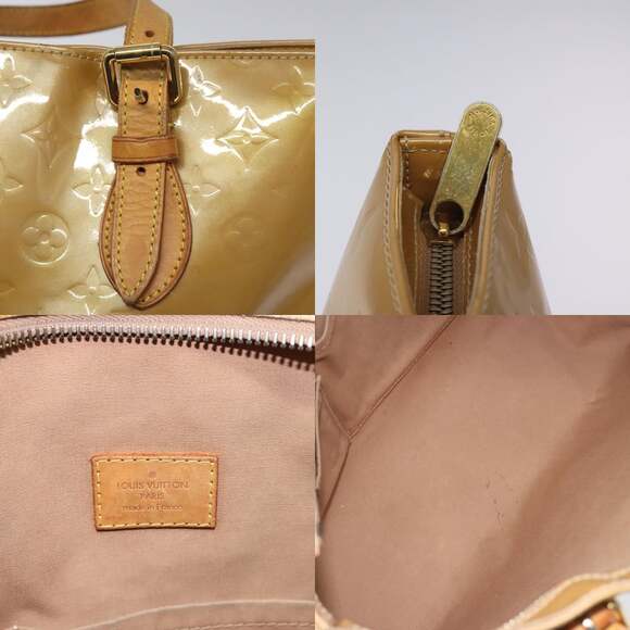 LOUIS VUITTON Monogram Vernis Brentwood Shoulder Bag Noisette M91511 - Picture 11 of 12